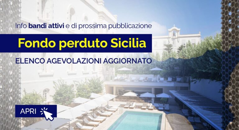 fondo perduto Sicilia